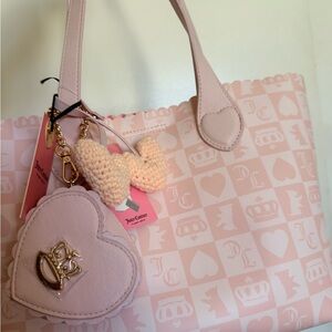 Juicy Couture Pink Heart Tote Bag